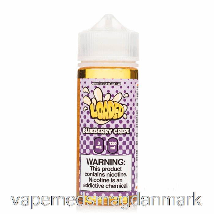 Vape Juice Blåbær Crepe - Fyldt E-væske - Hensynsløse Fugt - 120ml 0mg